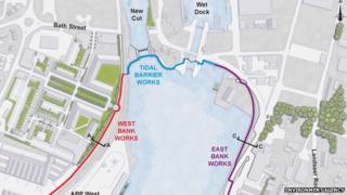 Ipswich flood barrier plan