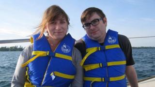 Amy Miller and Justin Ward in 2012