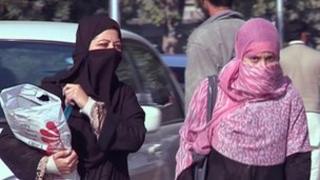 Veiled women in Peshawar, file pic