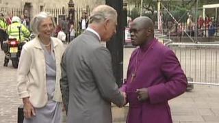 Prince Charles at York Minster