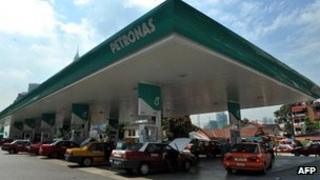 A fuel pump in Malaysia