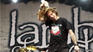 File photo: Randy Blythe of Lamb of God performs on stage during Soundwave 2012 at the Sydney Showground on 26 February 2012 in Sydney, Australia