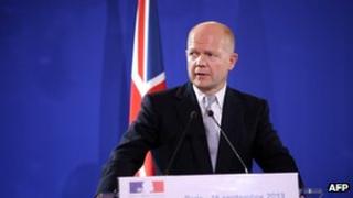 Foreign Secretary William Hague