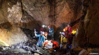 Finding bits of plane in the cave