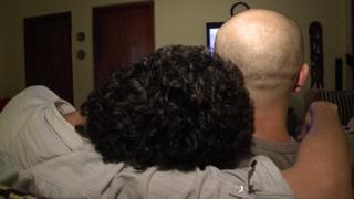 Gay men sitting together