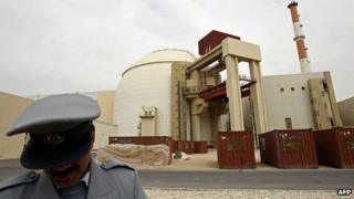 Bushehr nuclear power station in Iran (file image)