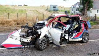 Crash scene