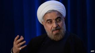 Iranian leader Hassan Rouhani, 26 September 2013