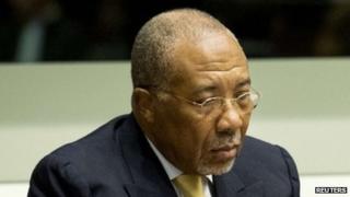 Charles Taylor in court on September 26 2013