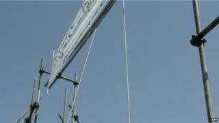 An Iranian gallows (file image)