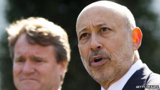 Lloyd Blankfein and Brian Moynihan