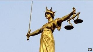 Lady Justice at the Old Bailey