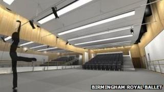 Artist impression of new studio