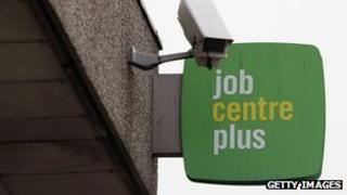 Sign for a branch of Job Centre Plus