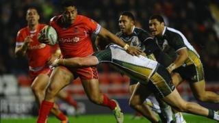 Tonga v Cook Islands at Leigh, Greater Manchester