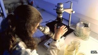 Scientist in lab (generic)