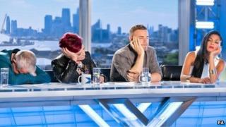 x factor judges