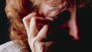 woman in pain