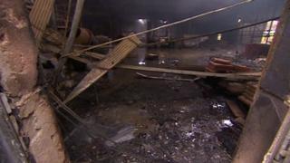 Aftermath of the fire