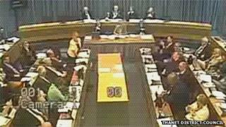 Webcast footage of Thanet District Council meeting