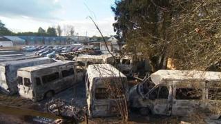 Fire at Chivenor Trade Centre Hire Ltd