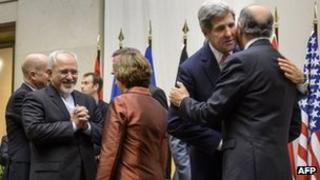 Negotiators in Geneva (24/11/13)