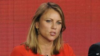 Lara Logan, seen in Pasadena, California, on 12 January 2013