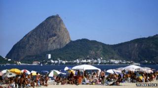 A beach in Rio