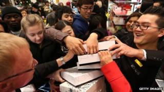 Boxing Day sales in Selfridges