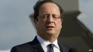 French President Francois Hollande
