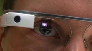 Jonathan Blake tries out Google Glass