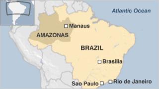 Map of Brazil