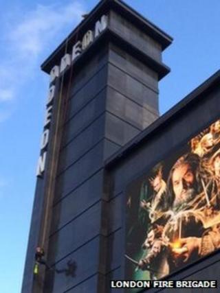 Odeon sign in Leicester Square