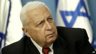 Former Israeli Prime Minister Ariel Sharon pictured in 2004