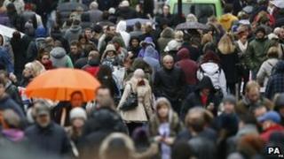 Shoppers in Buchanan Street
