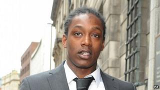 Nile Ranger outside Newcastle Magistrates Court in October 2013