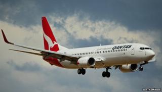 Qantas plane