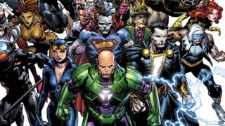 Montage of comic book villains