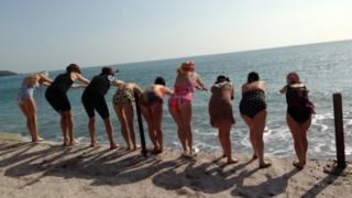 Agatha Christie Sport Relief swim