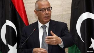 Former Libyan Prime Minister Ali Zeidan (file image)