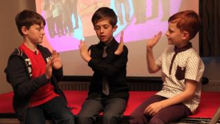 Scene from CBBC programme My Life