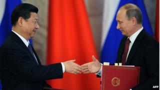 The presidents of China and Russia often agree on foreign policy issues