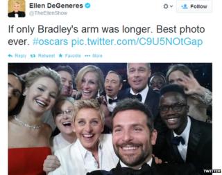 Oscars selfie