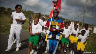 Flag Man of Antigua