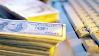 Cash and keyboard