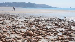 Rocks on St Brelade Bay