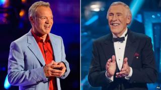 Graham Norton and Sir Bruce Forsyth