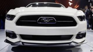 The front of the 2015 Ford Mustang 50 Year Limited Edition