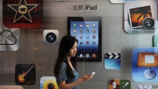 File photo: Apple's iPad in China