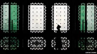 A People's Liberation Army guard stands in front of door during the U.S .Army Chief of Staff Gen. Ray Odierno meeting with Fan Changlong, Deputy Chaiman of the Central Military Commission at Bayi Building on February 21, 2014 in Beijing, China